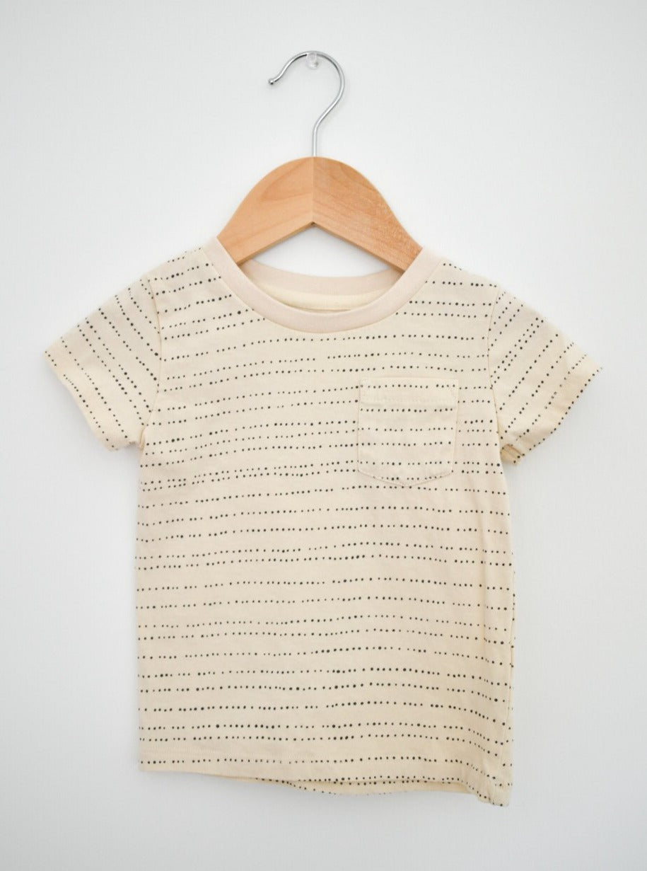 Pewter Pebble Pocket Organic Cotton Kid's T-Shirt