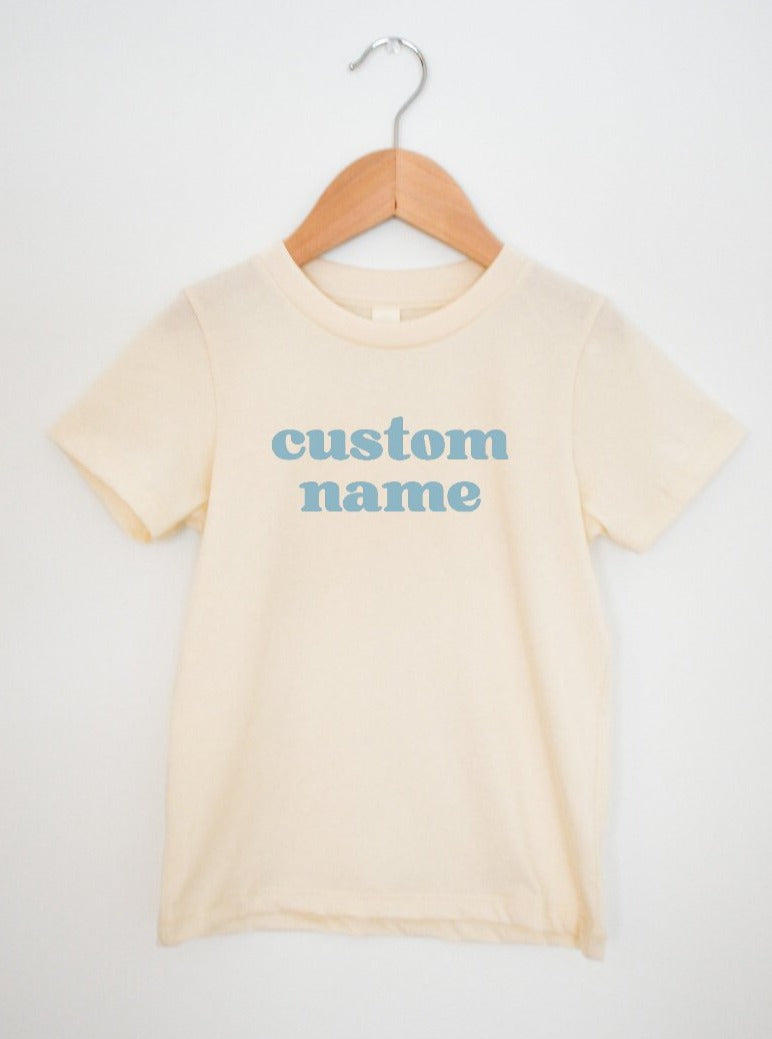 Custom Name Kid's Graphic Tee