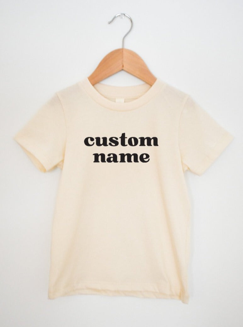 custom name tee