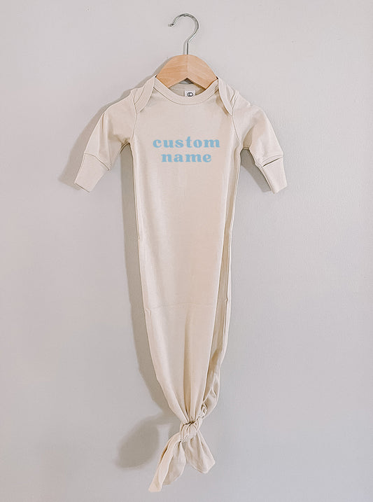Custom Name Infant Gown