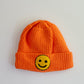 Smiley Face Beanie Hats for Toddler + Baby